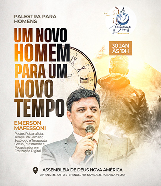 Cartaz – Palestra para Homens