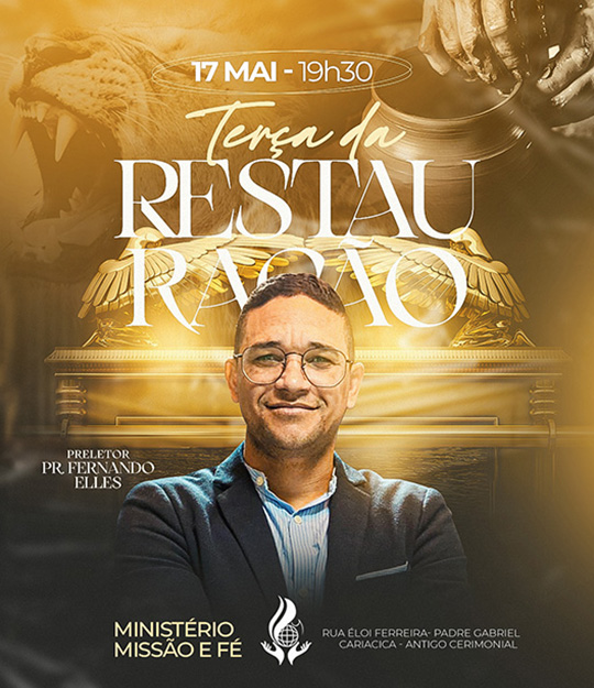 Cartaz – Terça da restauração