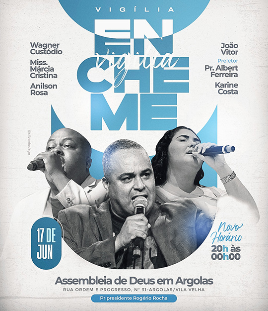 Cartaz – Vigília enche-me