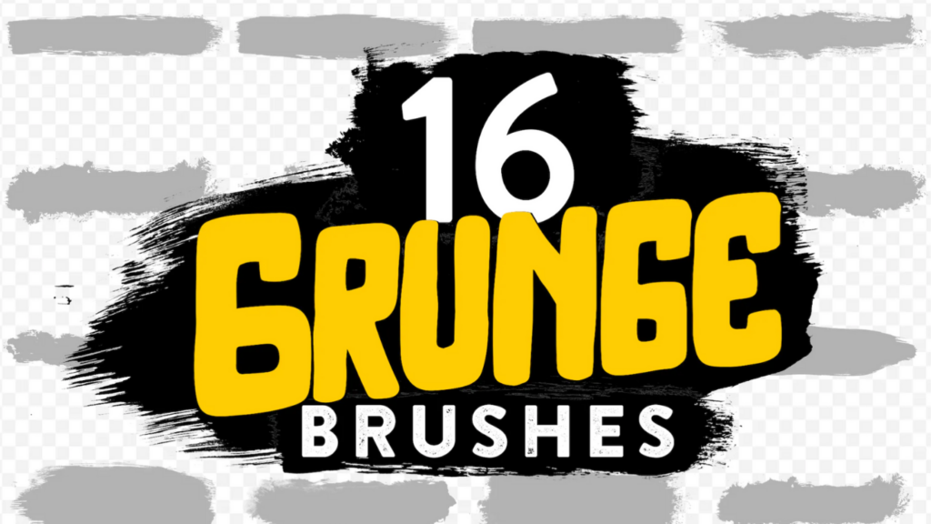 16 Pinceles Grunge